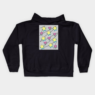 Fun 90's nostalgia shape design Kids Hoodie